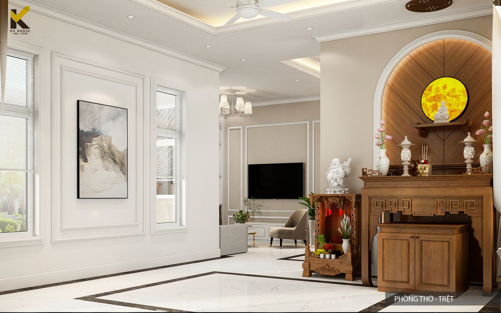 Thiết Kế Nội Thất Biệt Thự Đẹp Hiện Đại Anh Công Bình Dương 10