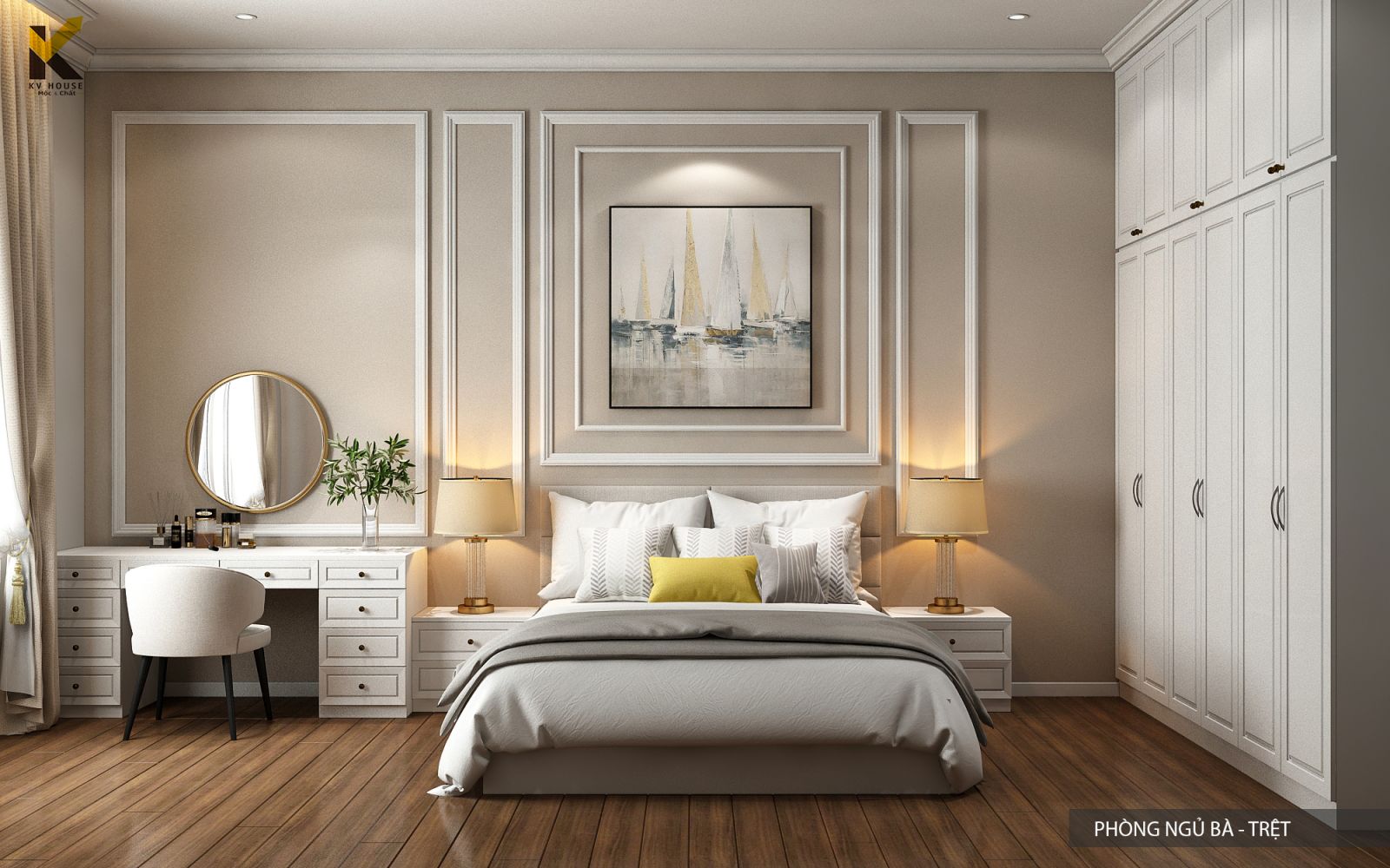 Thiết Kế Nội Thất Biệt Thự Đẹp Hiện Đại Anh Công Bình Dương 11