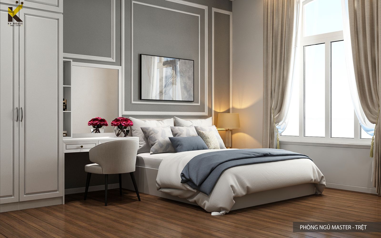 Thiết Kế Nội Thất Biệt Thự Đẹp Hiện Đại Anh Công Bình Dương 17