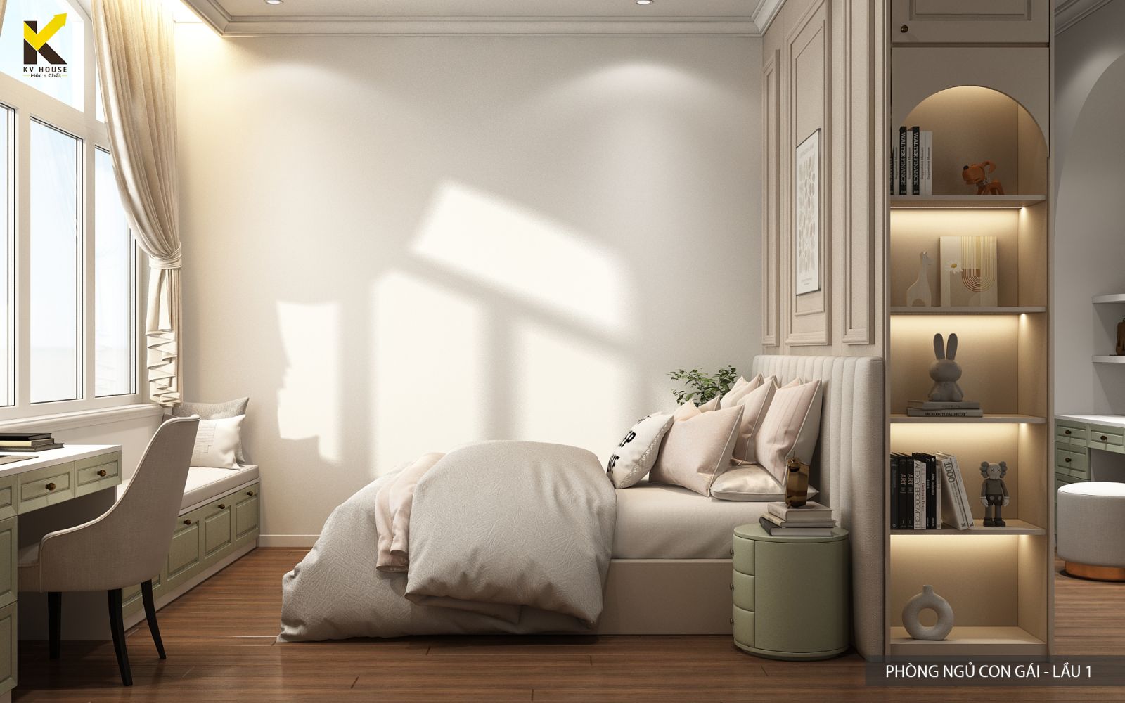 Thiết Kế Nội Thất Biệt Thự Đẹp Hiện Đại Anh Công Bình Dương 23