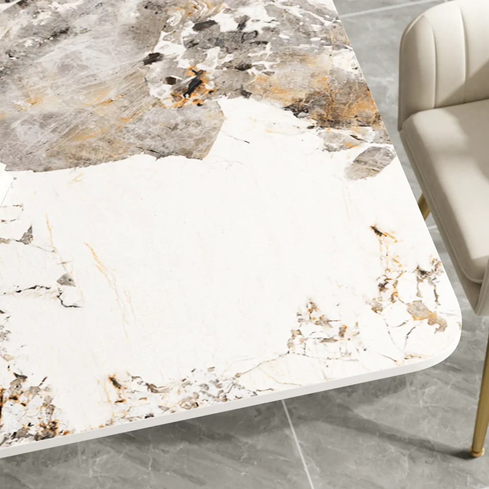 Bàn Ăn Lớn Mặt Đá Cao Cấp Italy Style - Hình ảnh 14