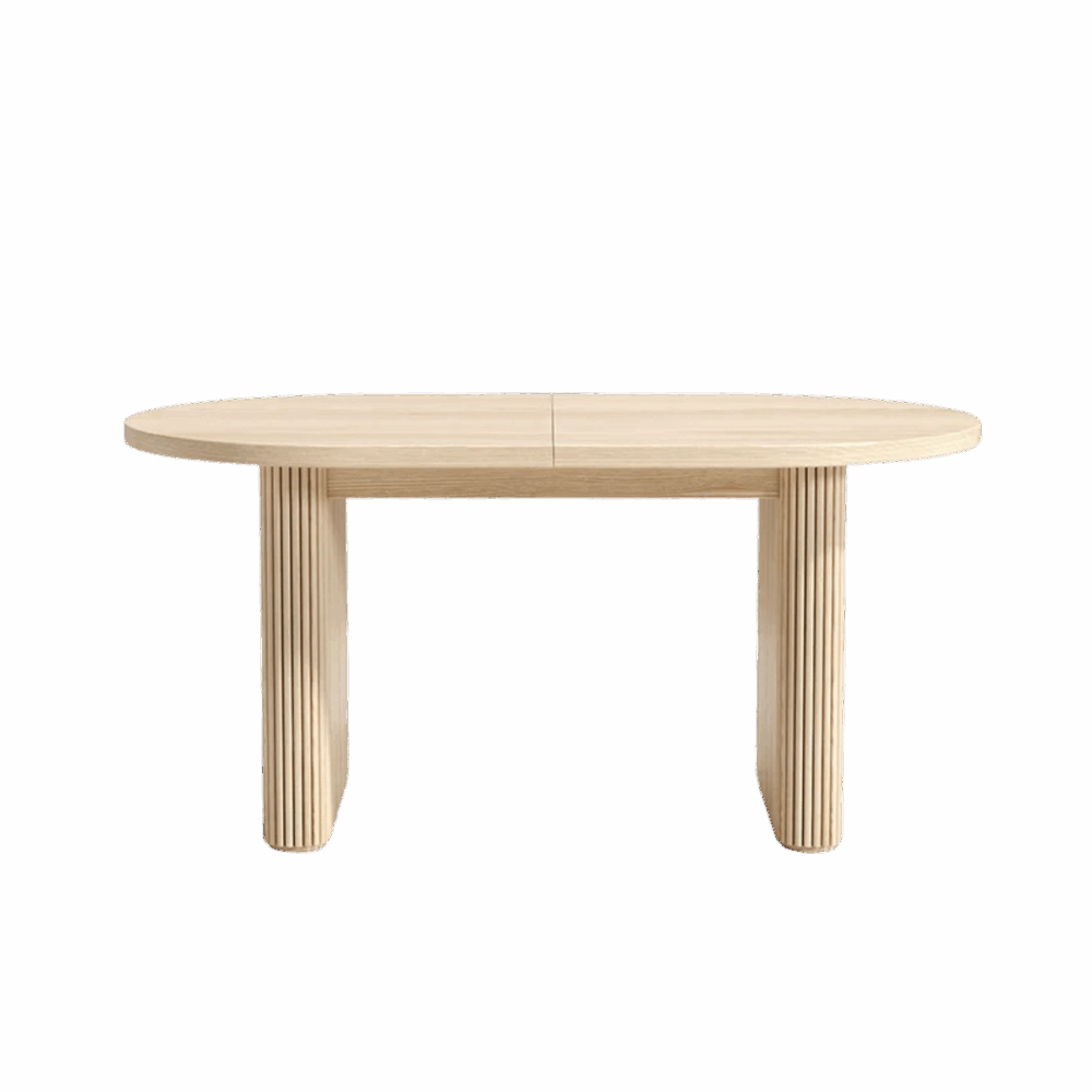 Bàn Ăn Gỗ Xoài (Cơ Chế Mở Rộng) Japandi Style