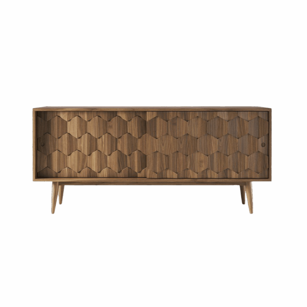Console họa tiết khối
