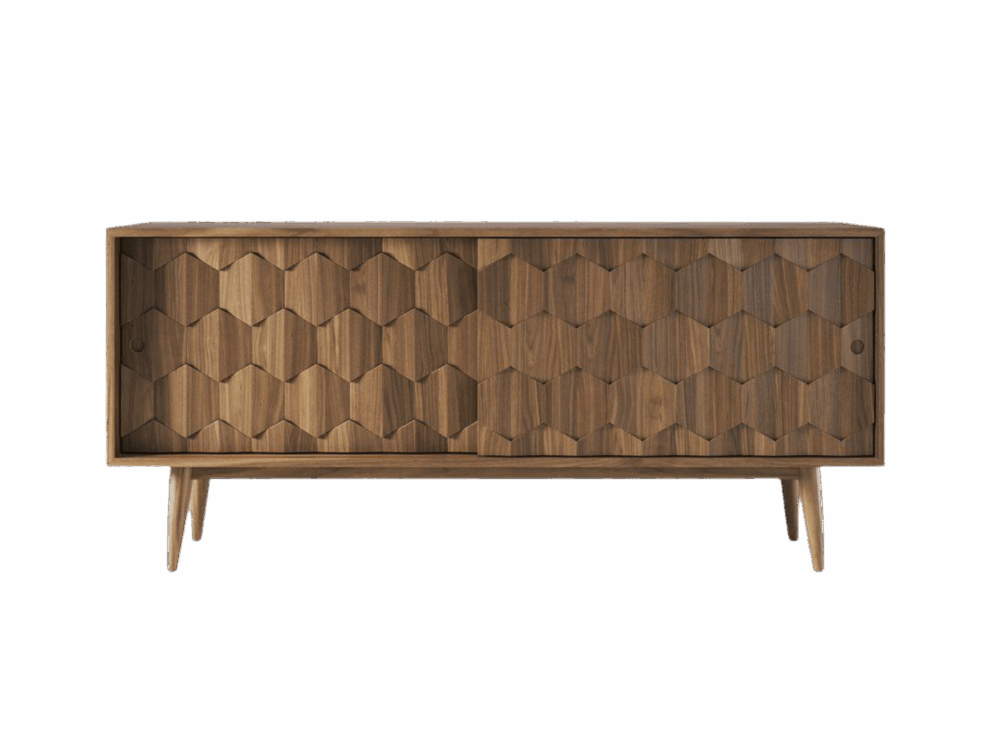 Console họa tiết khối