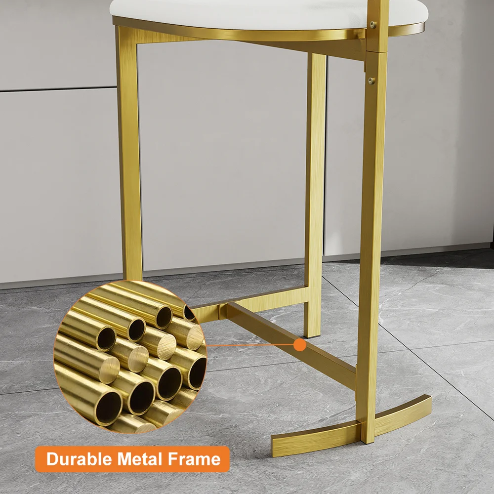 Ghế Bar Thân Kim Loại Da PU - Ảnh 5