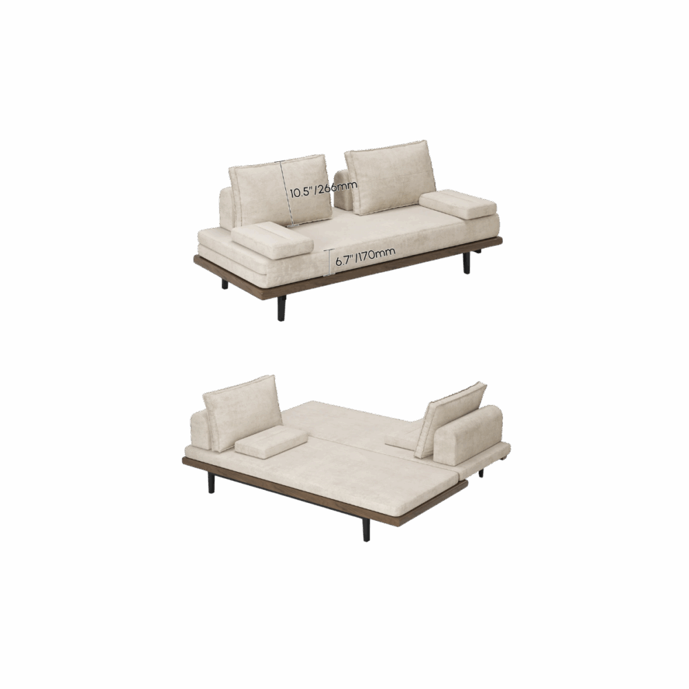 Giường Sofa Gấp Gọn Minimalism Style