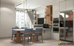 Thiết kế thi công nội thất căn hộ cao cấp Sadora 2